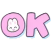 Стикер 29 Usapoppo Bunny