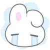 Стикер 9 Usapoppo Bunny