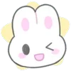 Стикер 2 Usapoppo Bunny
