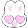 Стикер 7 Usapoppo Bunny