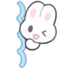 Стикер 28 Usapoppo Bunny