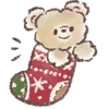 Стикер 16 Teddys Christmas