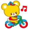 Стикер 49 Retro Animals