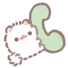 Стикер 46 Pomeranian Mochi