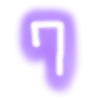 7️⃣ Эмодзи «colourful neon - английский неоновый шрифт, цифры и значки» для Telegram