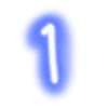 1️⃣ Эмодзи «colourful neon - английский неоновый шрифт, цифры и значки» для Telegram