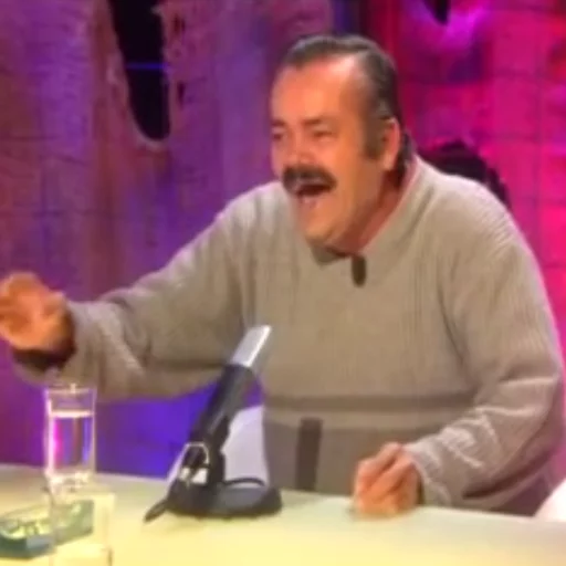 😆 Стикер «Risitas» для Telegram