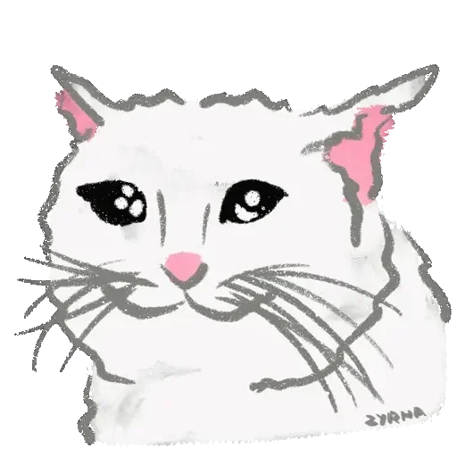🐈‍⬛ Стикер «Рисовашки» для Telegram