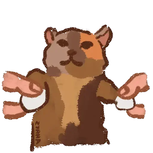 🐈‍⬛ Стикер «Рисовашки» для Telegram
