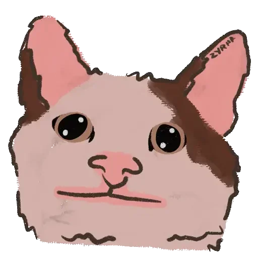 🐈‍⬛ Стикер «Рисовашки» для Telegram