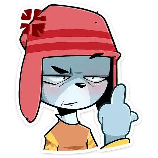 🖕 Стикер «Стикеры вк» для Telegram