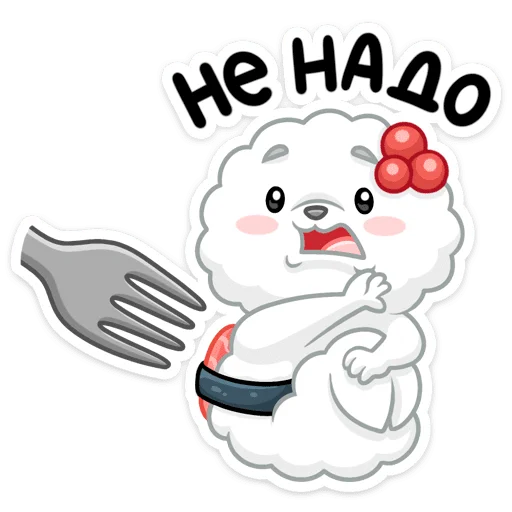 🍴 Стикер «Рису» для Telegram