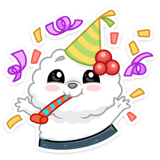 🥳 Стикер «Рису» для Telegram