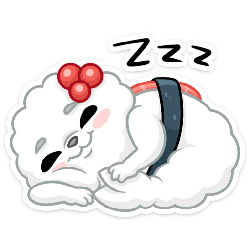 😴 Стикер «Рису» для Telegram