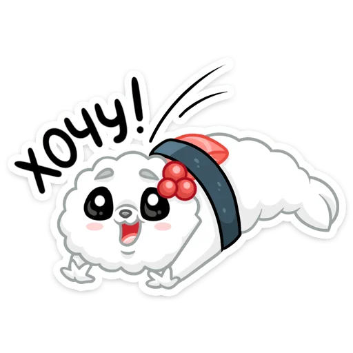 🤩 Стикер «Рису» для Telegram