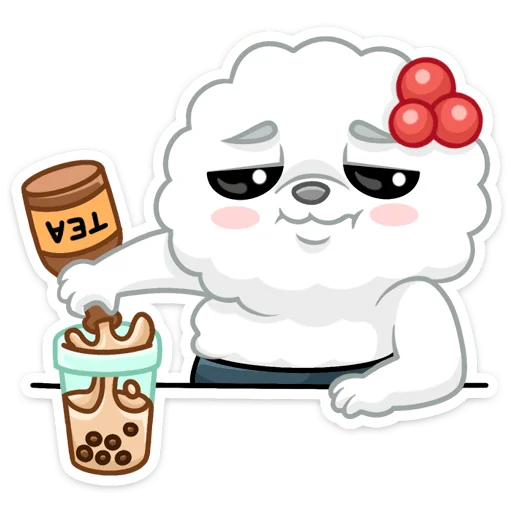 🧋 Стикер «Рису» для Telegram