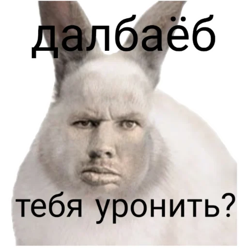 🤬 Стикер «Ржакич без смс и регистрации» для Telegram