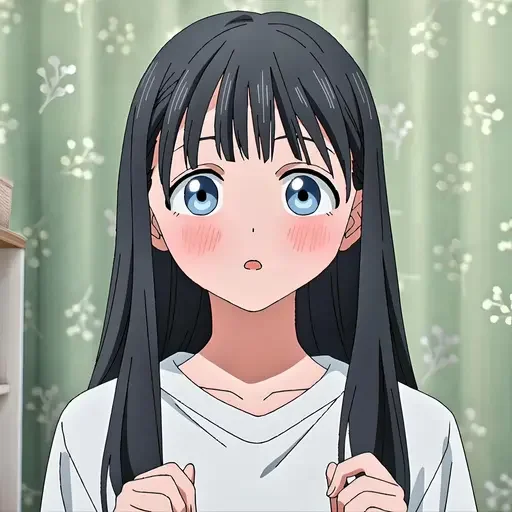 😯 Стикер «Школьная форма Акэби тян» для Telegram