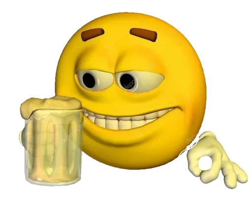 🍺 Стикер «Ржумен Пивака и Мэй» для Telegram