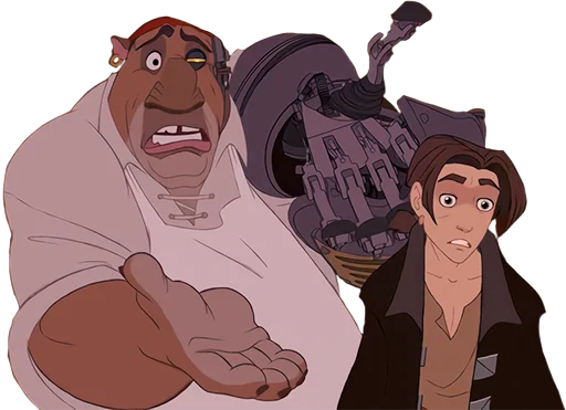 😨 Стикер «Treasure Planet» для Telegram