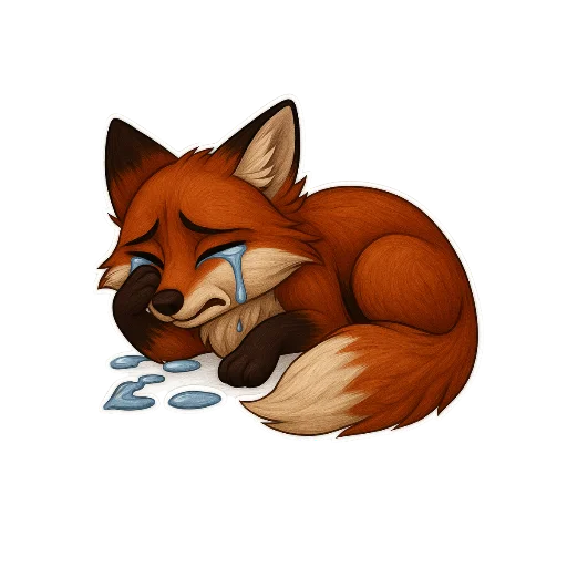 😭 Стикер «Роа» для Telegram