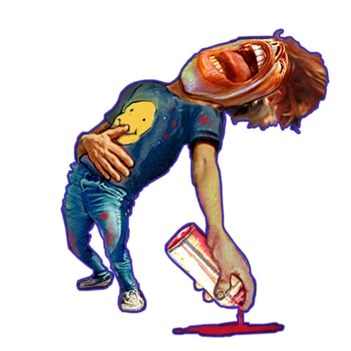 😵‍💫 Стикер «Road Rash» для Telegram