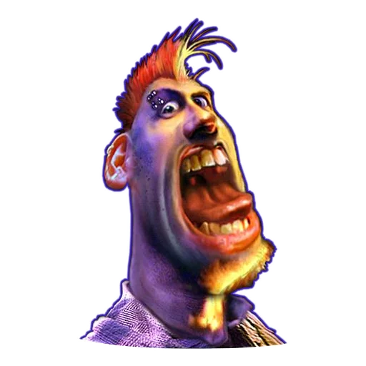😱 Стикер «Road Rash» для Telegram