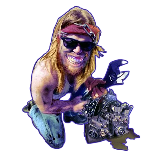 🔧 Стикер «Road Rash» для Telegram