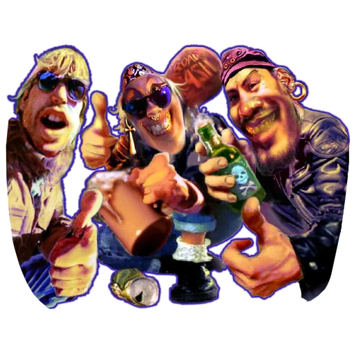 🍺 Стикер «Road Rash» для Telegram