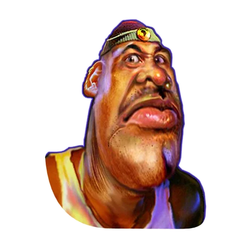 ☹ Стикер «Road Rash» для Telegram