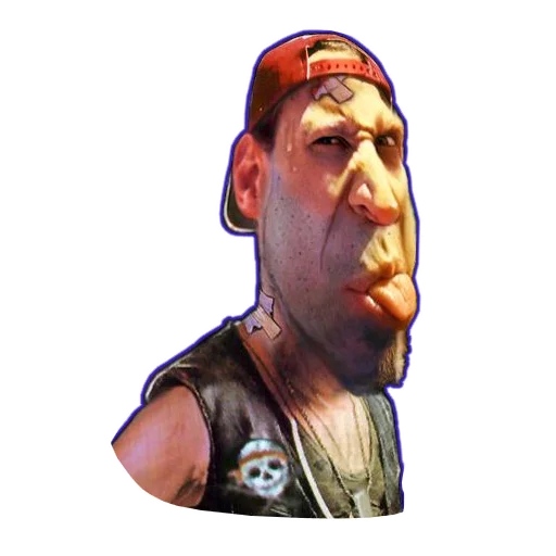 😛 Стикер «Road Rash» для Telegram