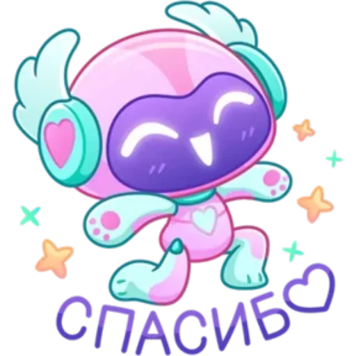⭐ Стикер «Робот Робби» для Telegram