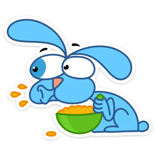 Стикер 12 Robert Rabbit