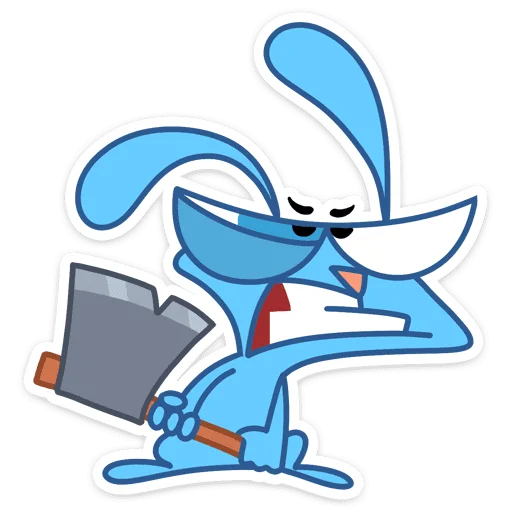 Стикер 18 Robert Rabbit