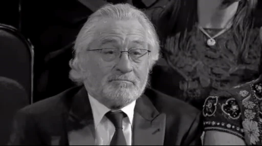 😶 Стикер «Robert De Niro» для Telegram