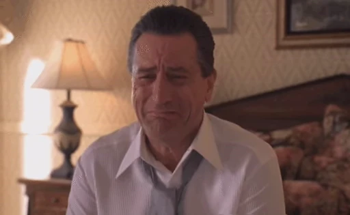 😭 Стикер «Robert De Niro» для Telegram