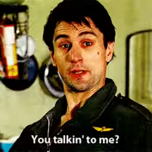 👆 Стикер «Robert De Niro» для Telegram