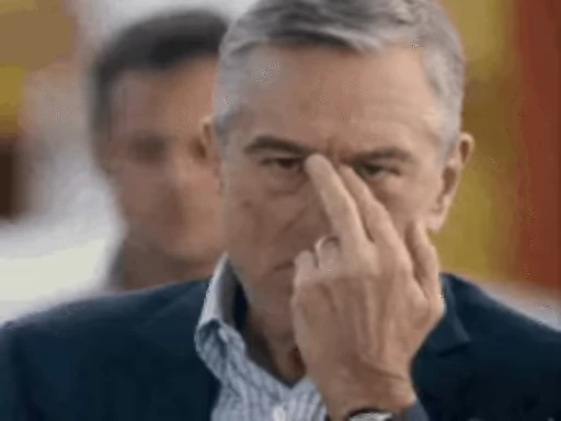 ☝️ Стикер «Robert De Niro» для Telegram