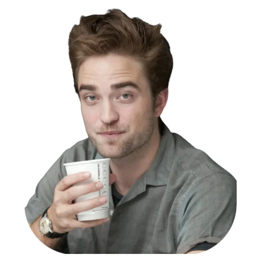 ☕️ Стикер «Robert Pattinson» для Telegram