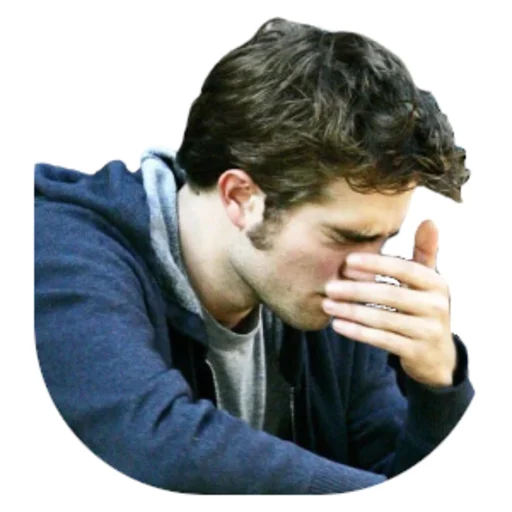🤦‍♂ Стикер «Robert Pattinson» для Telegram