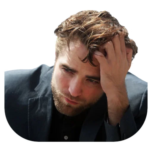 😔 Стикер «Robert Pattinson» для Telegram