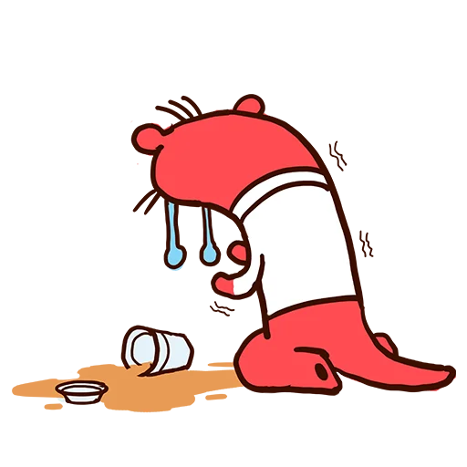 😭 Стикер «Robert the Otter» для Telegram