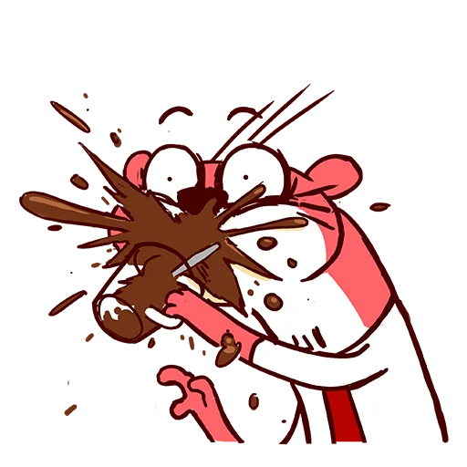 🤮 Стикер «Robert the Otter» для Telegram