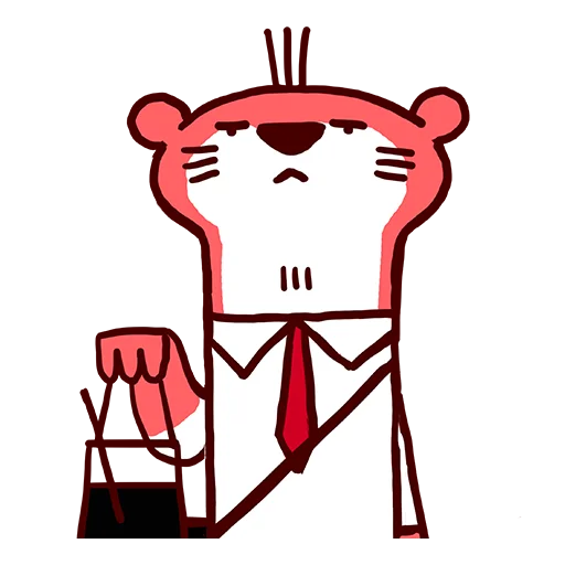 😐 Стикер «Robert the Otter» для Telegram