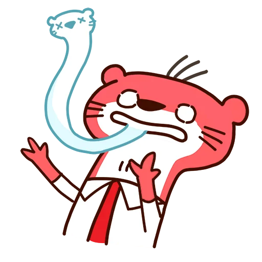 😵 Стикер «Robert the Otter» для Telegram