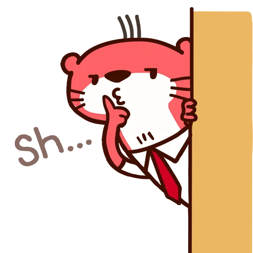 🤫 Стикер «Robert the Otter» для Telegram