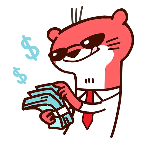 💰 Стикер «Robert the Otter» для Telegram
