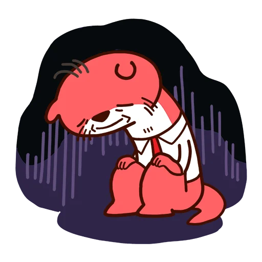 😩 Стикер «Robert the Otter» для Telegram