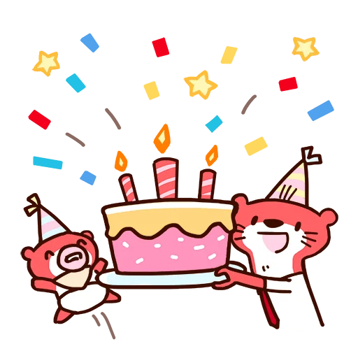 🎂 Стикер «Robert the Otter» для Telegram