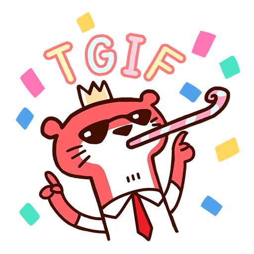 🥳 Стикер «Robert the Otter» для Telegram